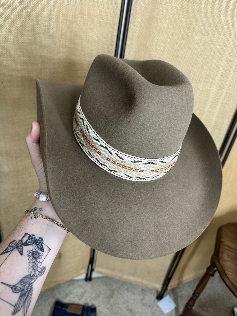 Vintage 1970s Beaver Hats 10X Fur Felt Cowboy Hat w/ Original Box – NOS